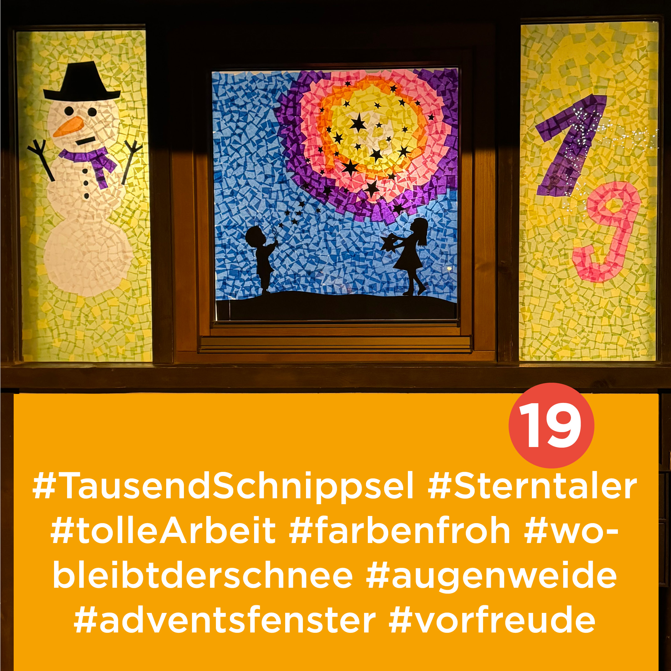 19. Adventsfenster